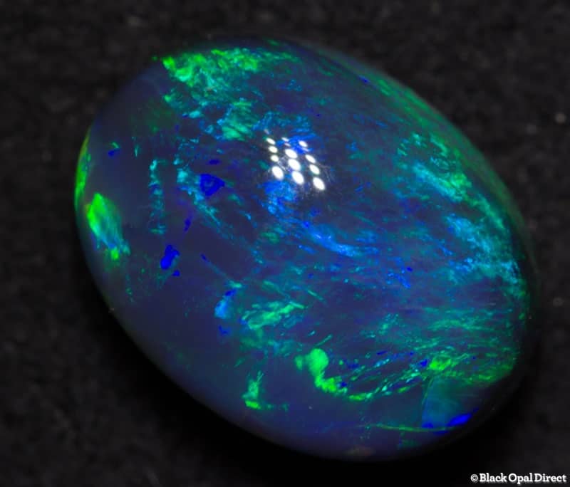 2.06 ct black opal 9x7x5mm - Image 2