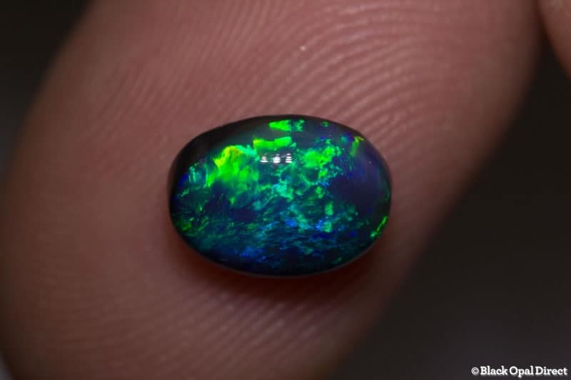 2.06 ct black opal 9x7x5mm - Image 3