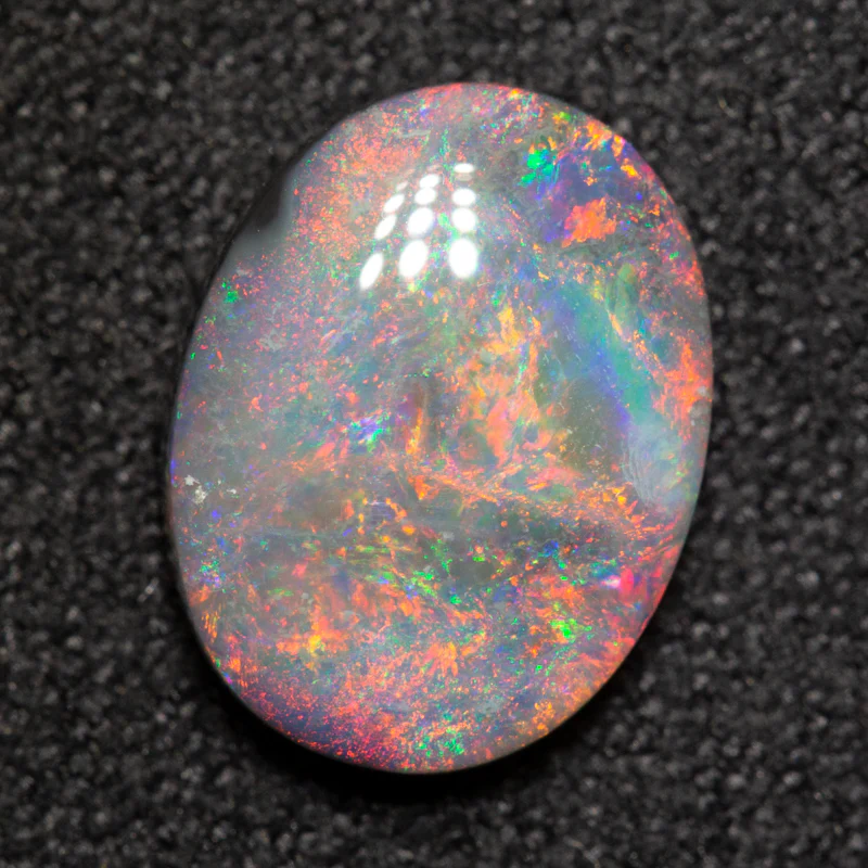2.07 ct dark opal 10.9x8.3x3.3mm - Image 2