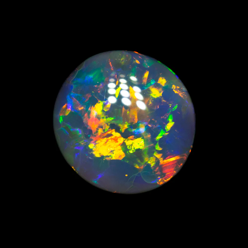 2.07 ct gem black opal 8.1x7.7x4.9mm - Image 2