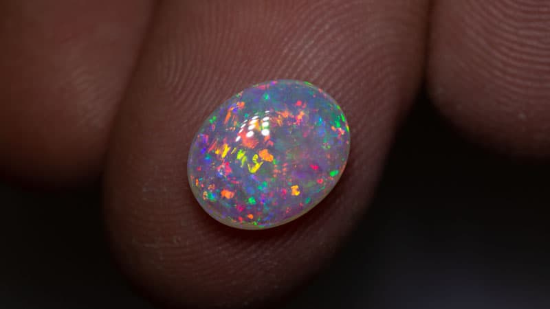2.07 ct gem pink crystal opal 11x9x3.5 - Image 3