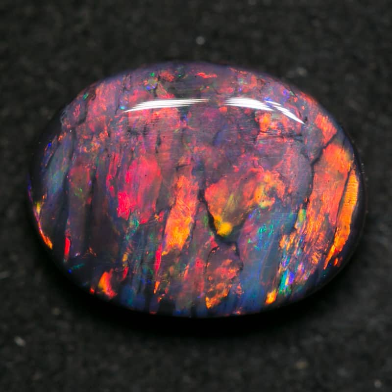 2.08 ct black opal 10x7.5x3.5mm - Image 4
