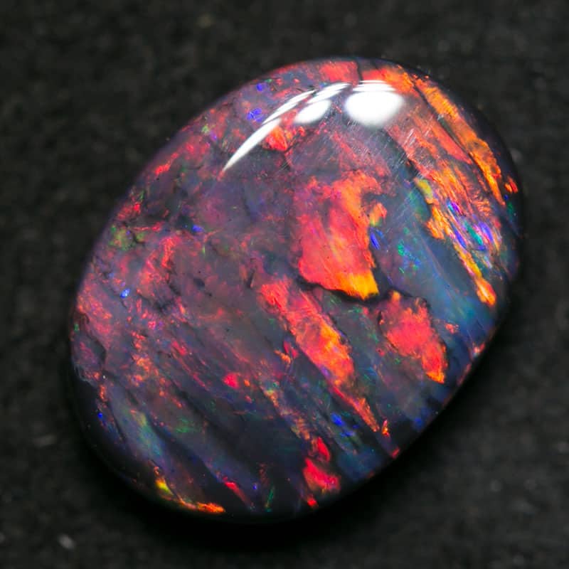 2.08 ct black opal 10x7.5x3.5mm - Image 5