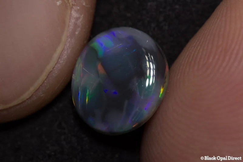 2.08 ct black opal 10x8.5x4mm - Image 3