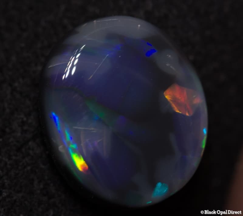 2.08 ct black opal 10x8.5x4mm - Image 4