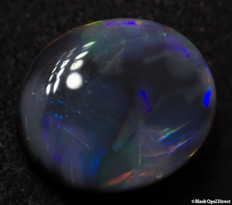 2.08 ct black opal 10x8.5x4mm - Image 5