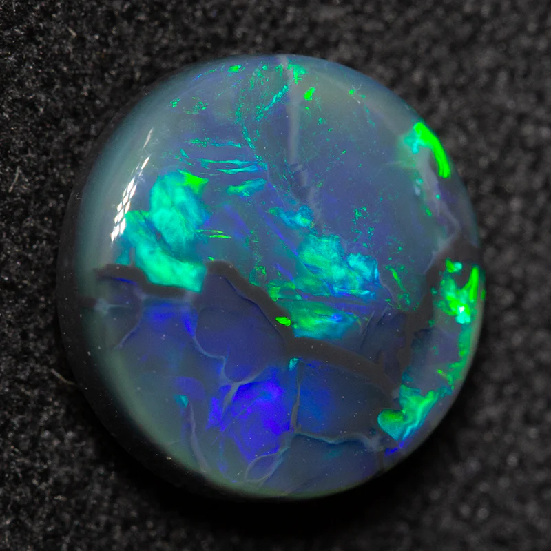 2.08 ct black opal 9.1x9.1x3.9mm - Image 2