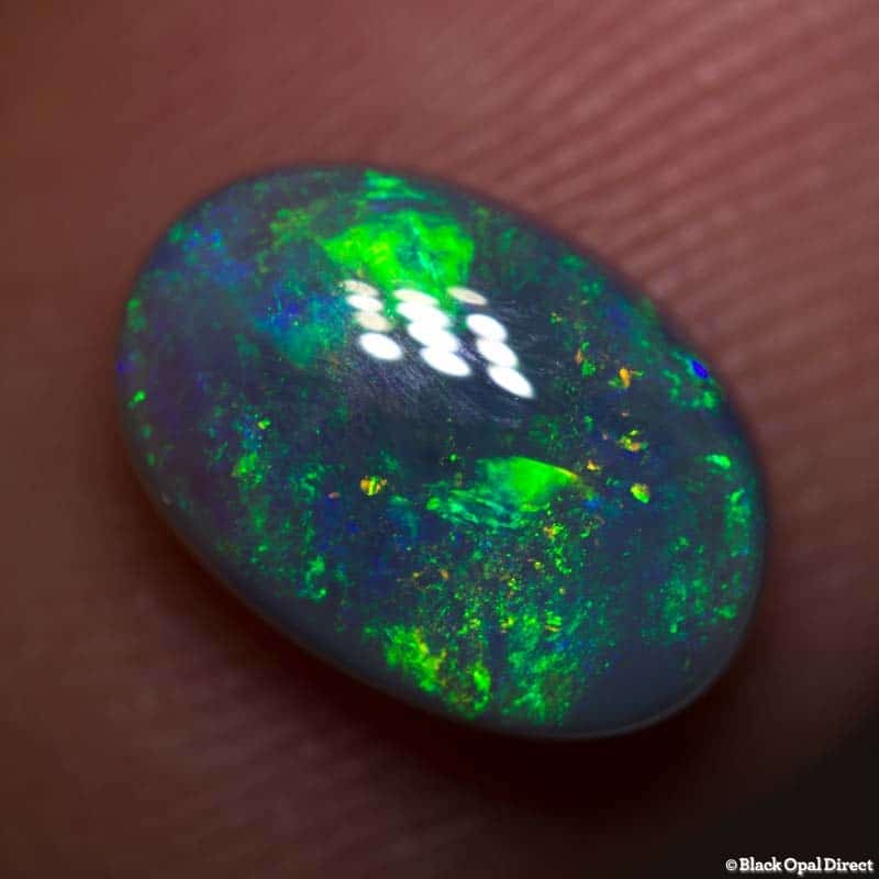 2.08 ct semi black opal 10x7x4mm - Image 2