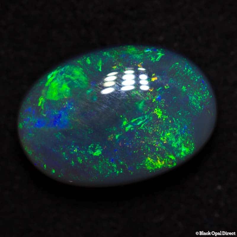 2.08 ct semi black opal 10x7x4mm - Image 4