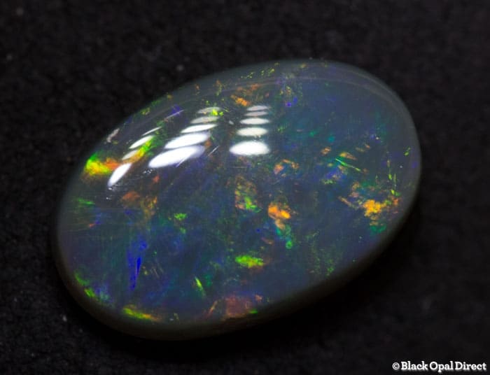 2.09 ct black opal 12x8x3mm - Image 3