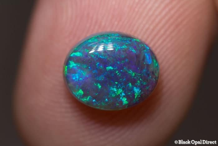 2.09 ct black opal 9x8x4mm - Image 4
