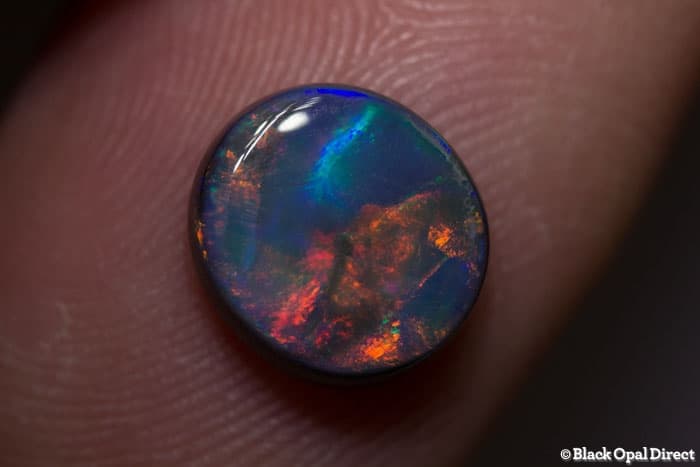 2.10 ct black opal 9.5x9x4mm - Image 3