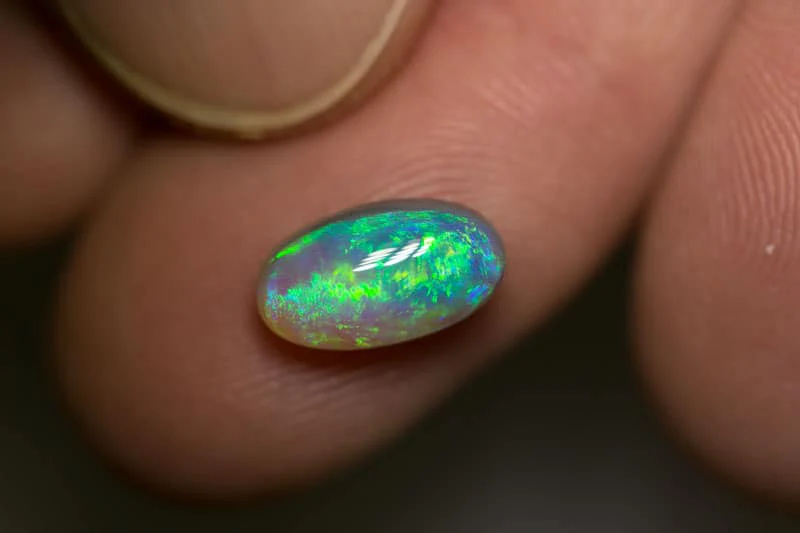 2.10 ct dark crystal opal 11x6x5mm - Image 2