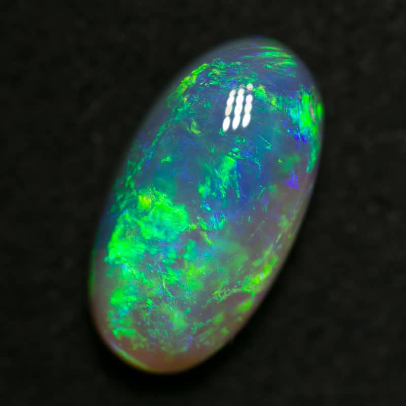 2.10 ct dark crystal opal 11x6x5mm - Image 3