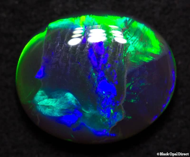 2.11 ct black opal 11x9x3.5mm - Image 2