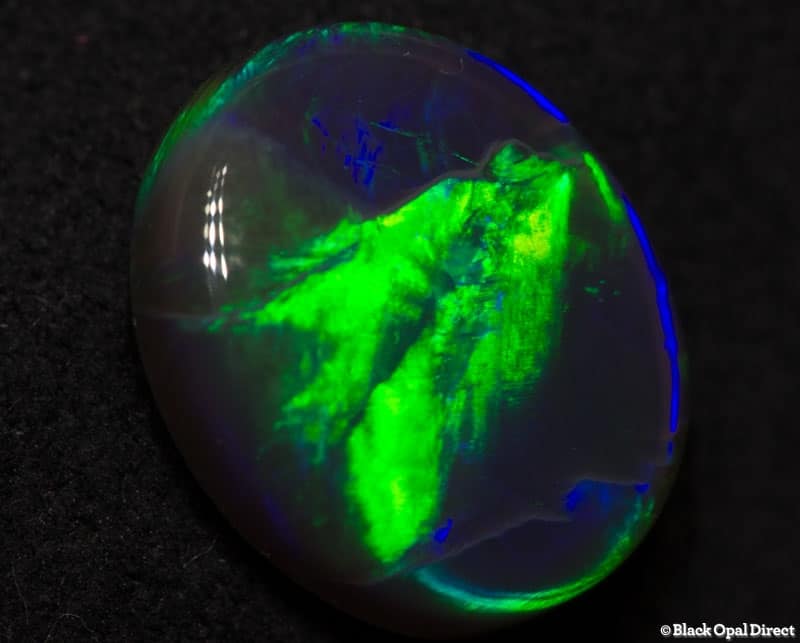 2.11 ct black opal 11x9x3.5mm - Image 3