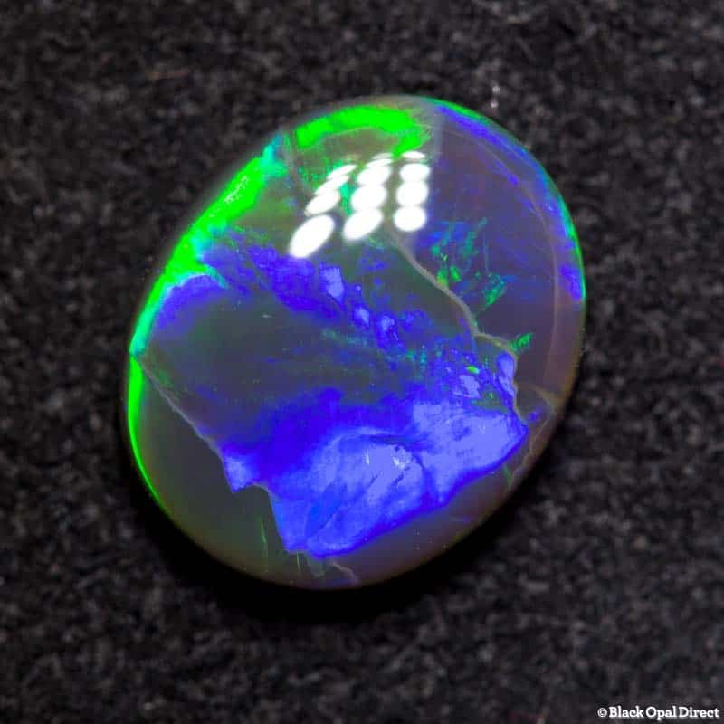 2.11 ct black opal 11x9x3.5mm - Image 4