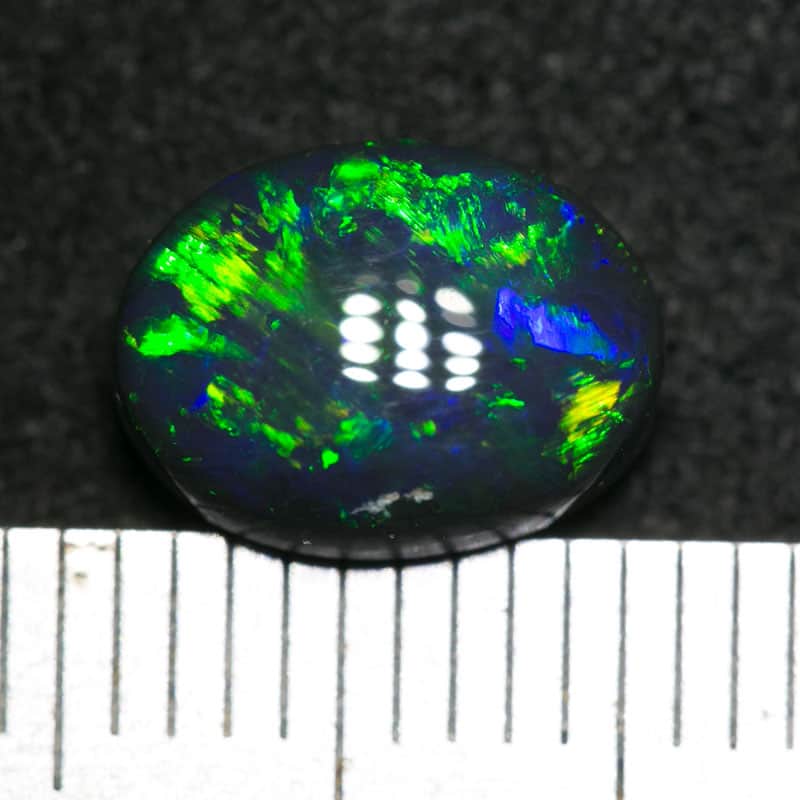 2.11 ct black opal 9.5x7x4.5mm - Image 4