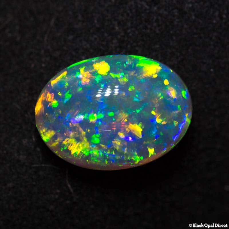 2.11 ct gem double sided crystal opal 10x7x4mm - Image 4