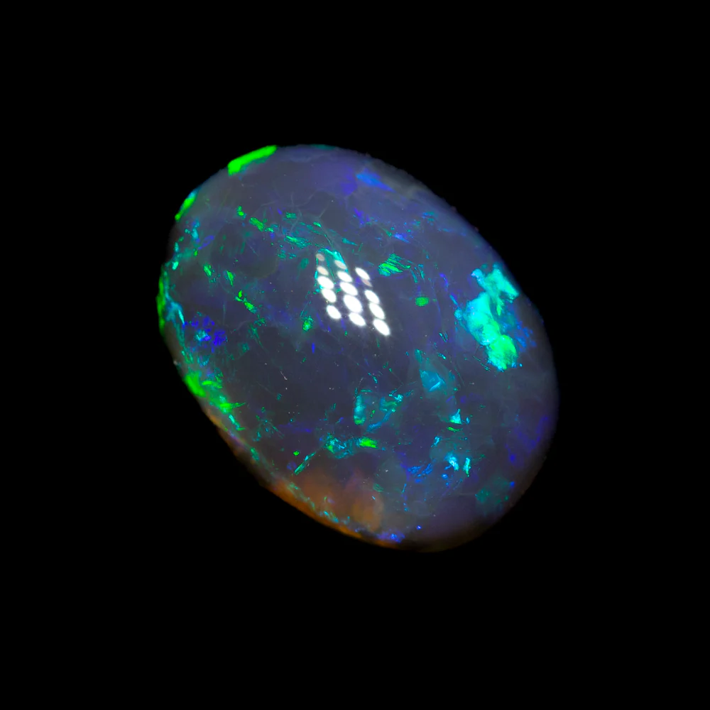 2.12 ct black opal 9.6x7.1x4.8mm - Image 2