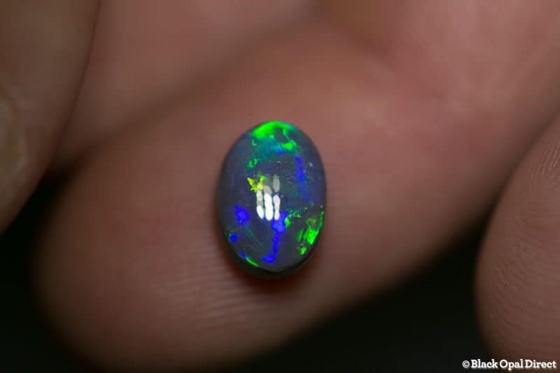 2.12 ct semi black opal 10x7x5mm - Image 3