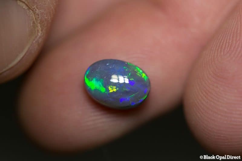 2.12 ct semi black opal 10x7x5mm - Image 5
