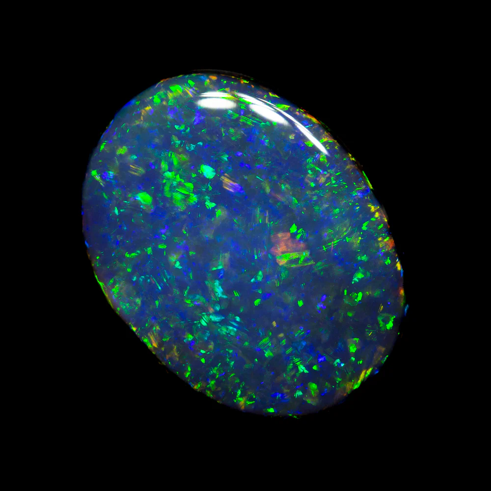 2.13 ct black opal 12.5x9.5x2.5mm - Image 2