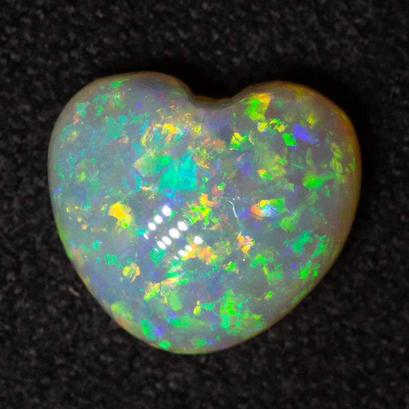 2.13 ct crystal opal heart 9.2x8.2x4.7mm - Image 2