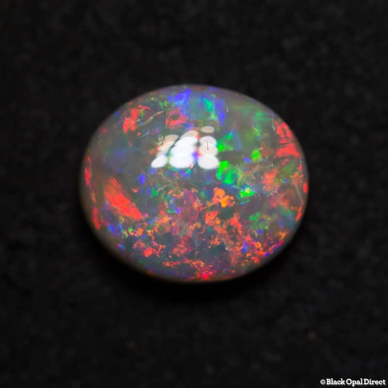 2.13 ct red crystal opal 9.5x8x4mm - Image 3