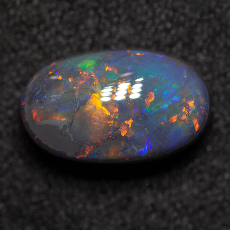 2.14 ct black opal 10.5x6.5x4.9mm - Image 4