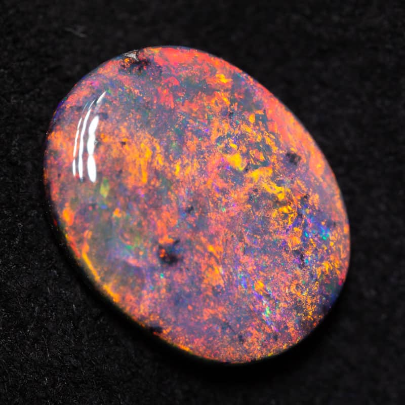 2.14 ct black opal 11.3x9x3mm - Image 2