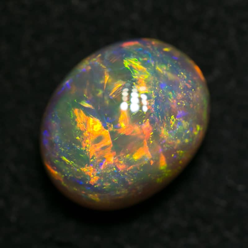 2.14 ct double sided crystal opal 8.5x7x5mm - Image 2