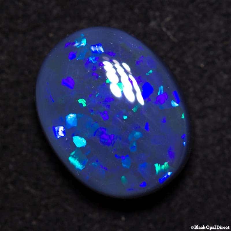 2.15 ct black opal 9.5x7.8x4mm - Image 2