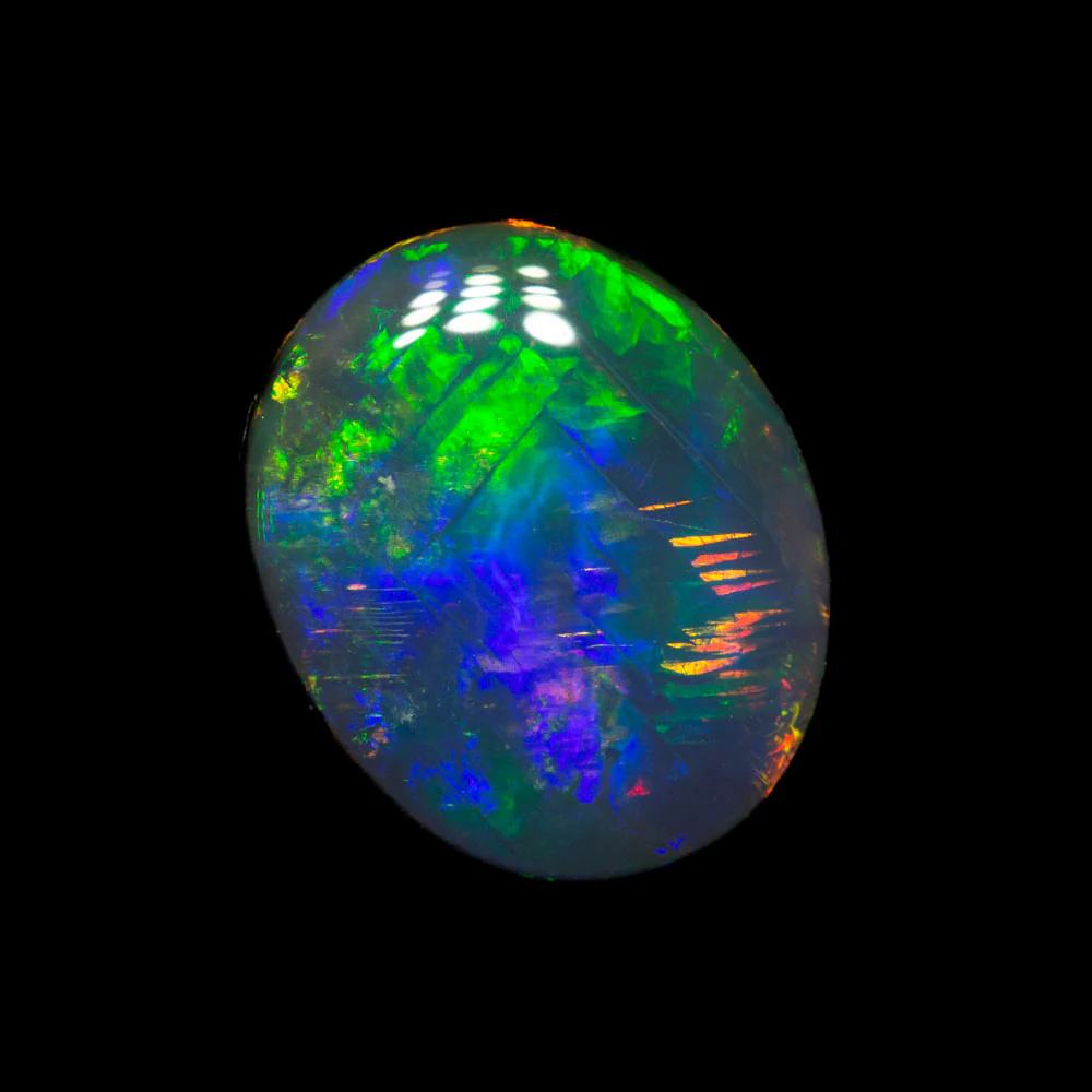 2.16 ct black opal 10.1x8.4x3.8mm - Image 2