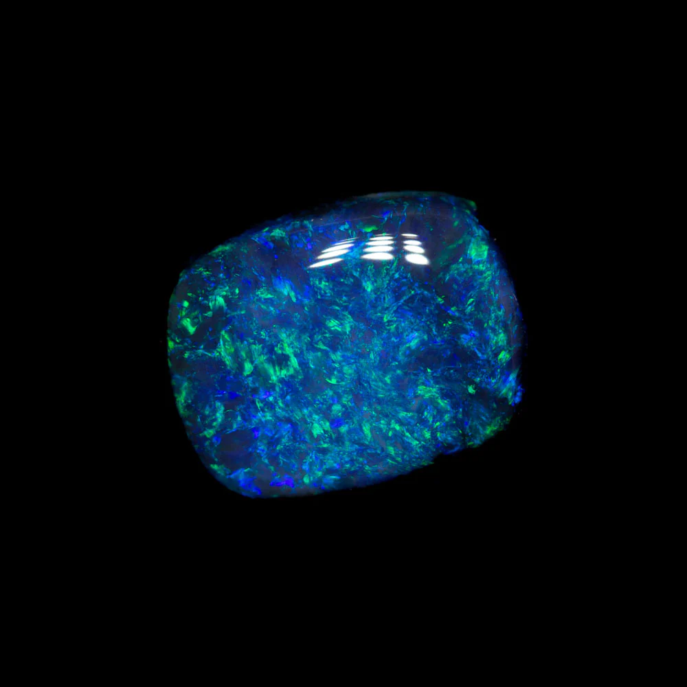 2.17 ct black opal 9.5x7.6x3.8mm - Image 2
