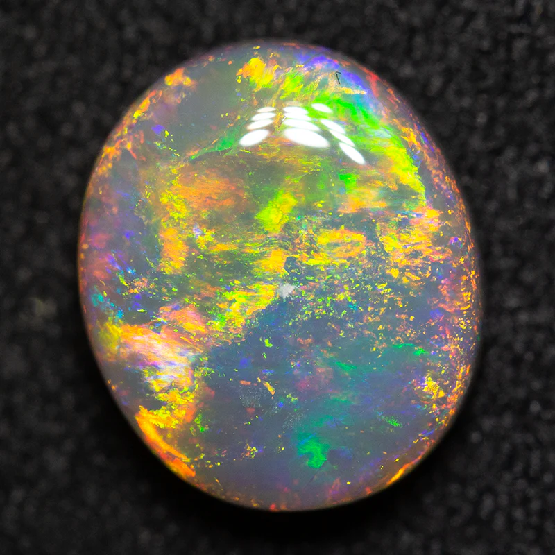 2.17 ct dark opal 9.5x8.2x4.2mm - Image 3