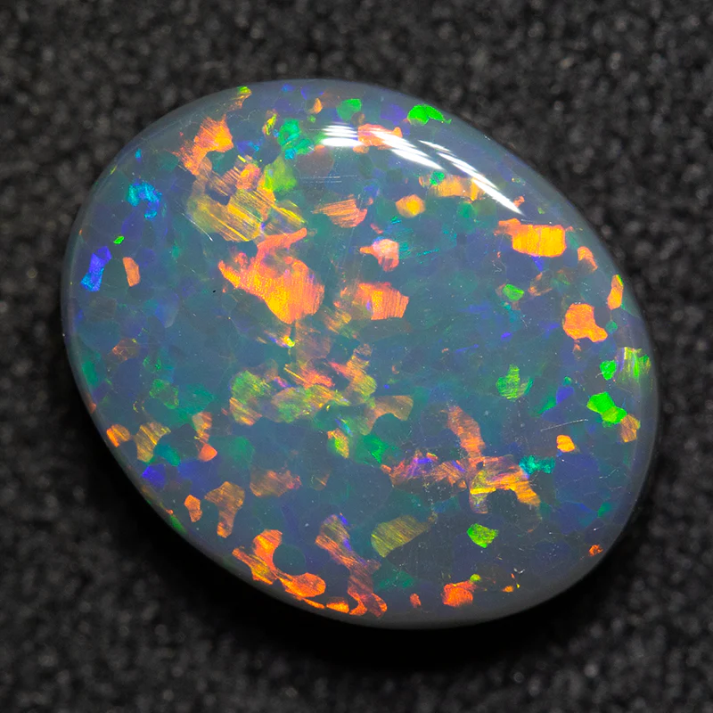 2.18 ct black opal 10.6x8.6x3.8mm - Image 2
