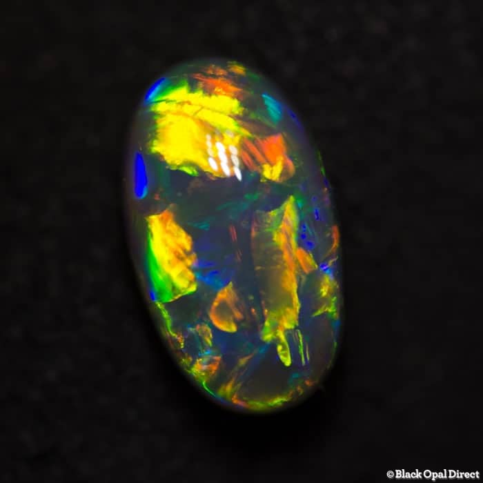 2.18 ct gem black opal 11x6x5mm - Image 3