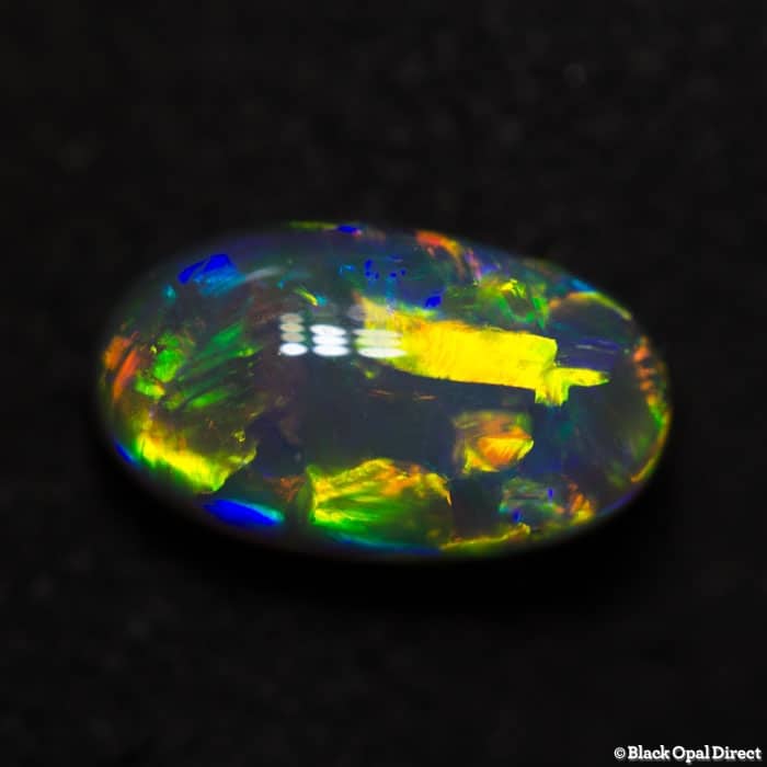2.18 ct gem black opal 11x6x5mm - Image 5