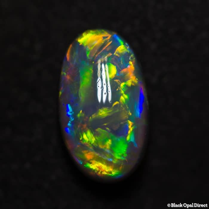 2.18 ct gem black opal 11x6x5mm - Image 6