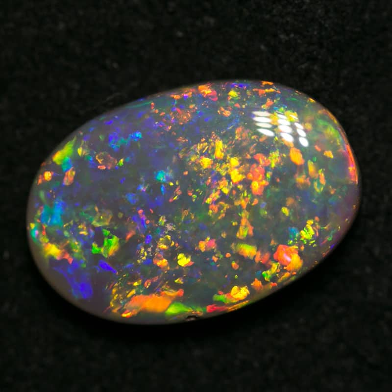2.18 ct gem dark opal 12x8x3mm - Image 2