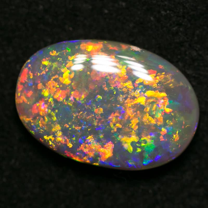 2.18 ct gem dark opal 12x8x3mm - Image 4