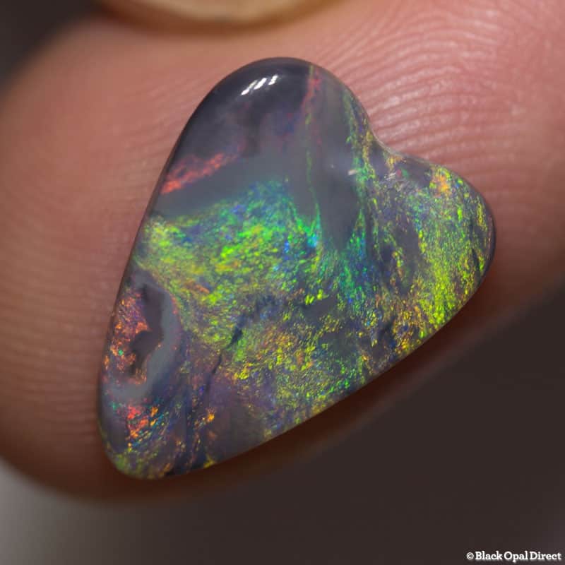 2.20 ct heart shaped opal 16x12x2mm - Image 2