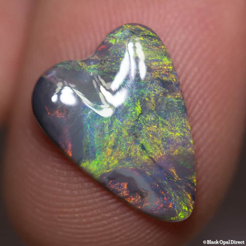 2.20 ct heart shaped opal 16x12x2mm - Image 3