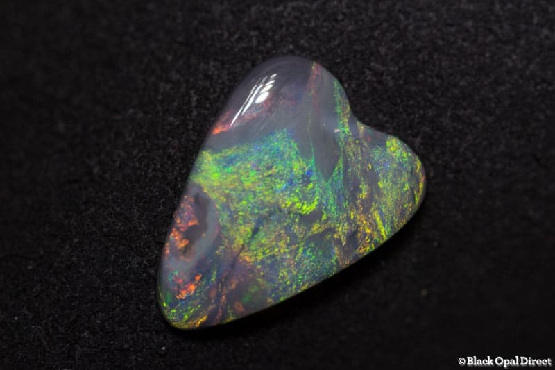 2.20 ct heart shaped opal 16x12x2mm - Image 4