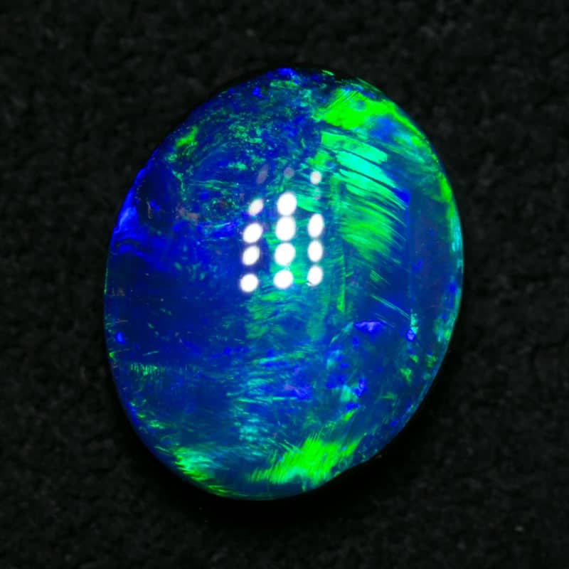2.21 ct black boulder opal 9x7x3mm - Image 2