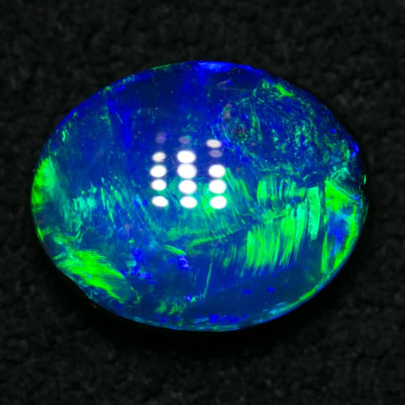 2.21 ct black boulder opal 9x7x3mm - Image 3