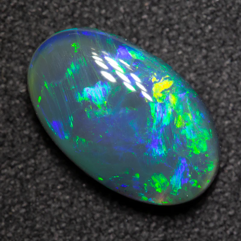 2.21 ct black opal 11.7x7.3x4mm - Image 3