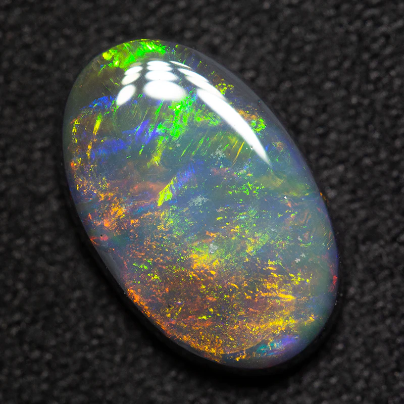 2.21 ct black opal 12.2x7.8x3.1mm - Image 3