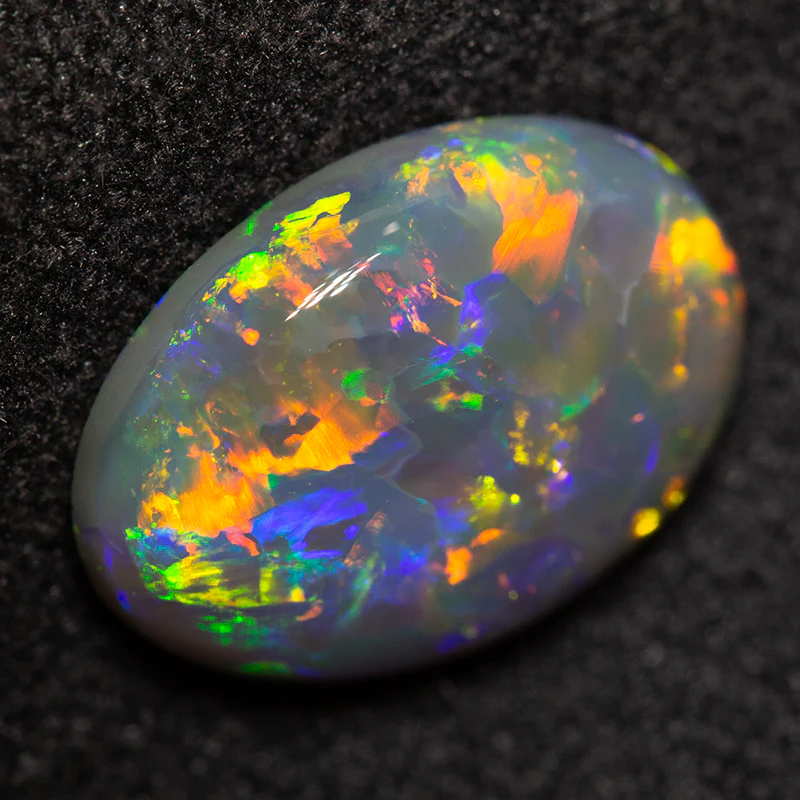 2.23 ct black opal 11.5x8x3mm - Image 4